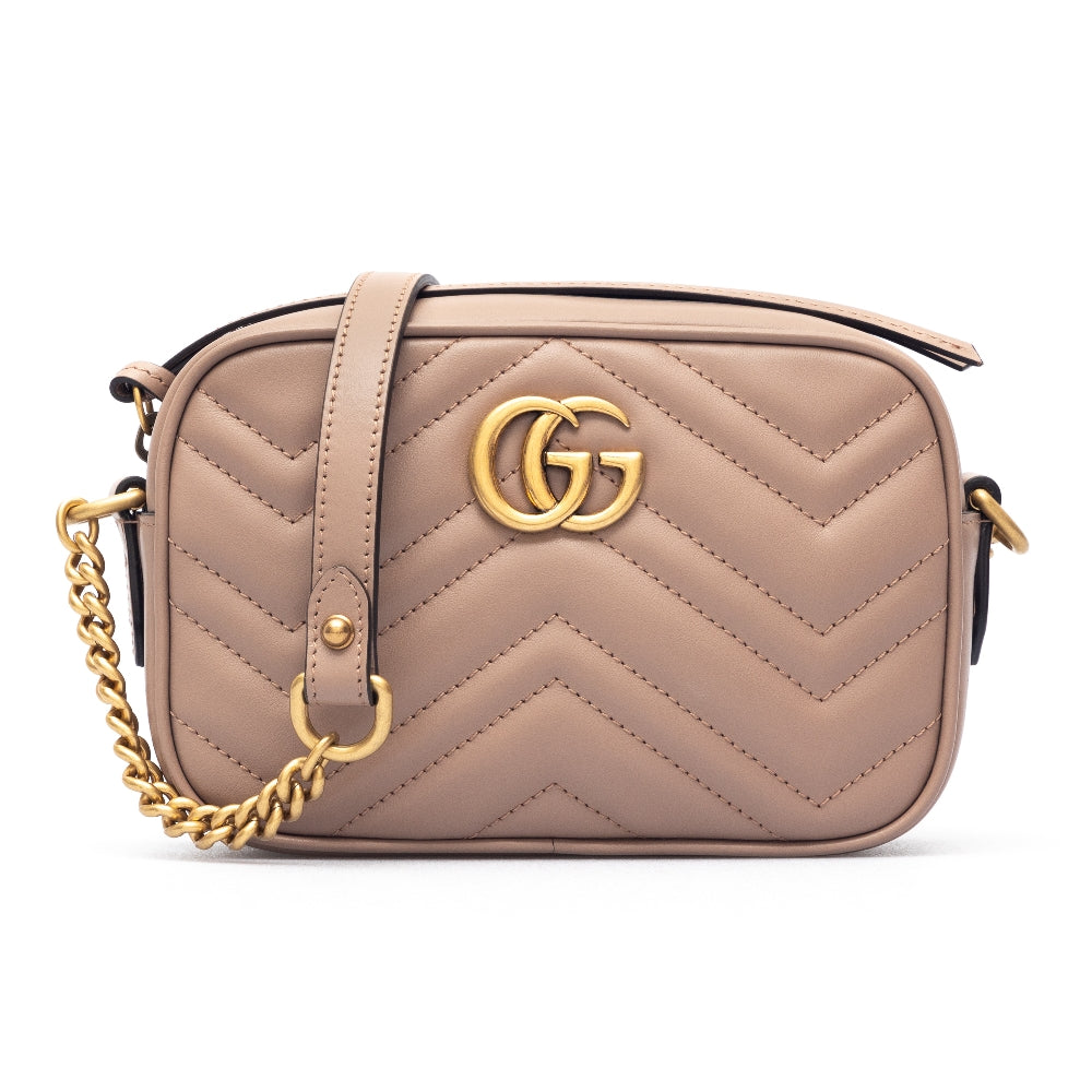 Quilted leather GG Marmont bag