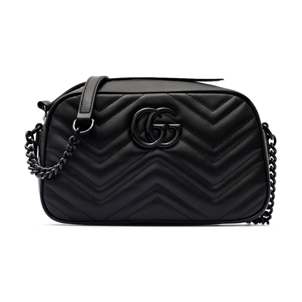 Quilted leather GG Marmont bag