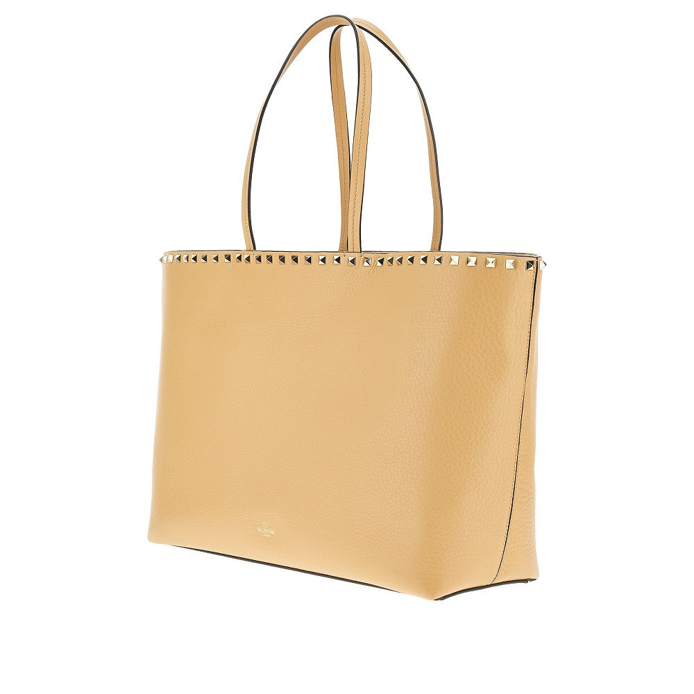 Shopping bag &#39;Rockstud&#39; in pelle martellata