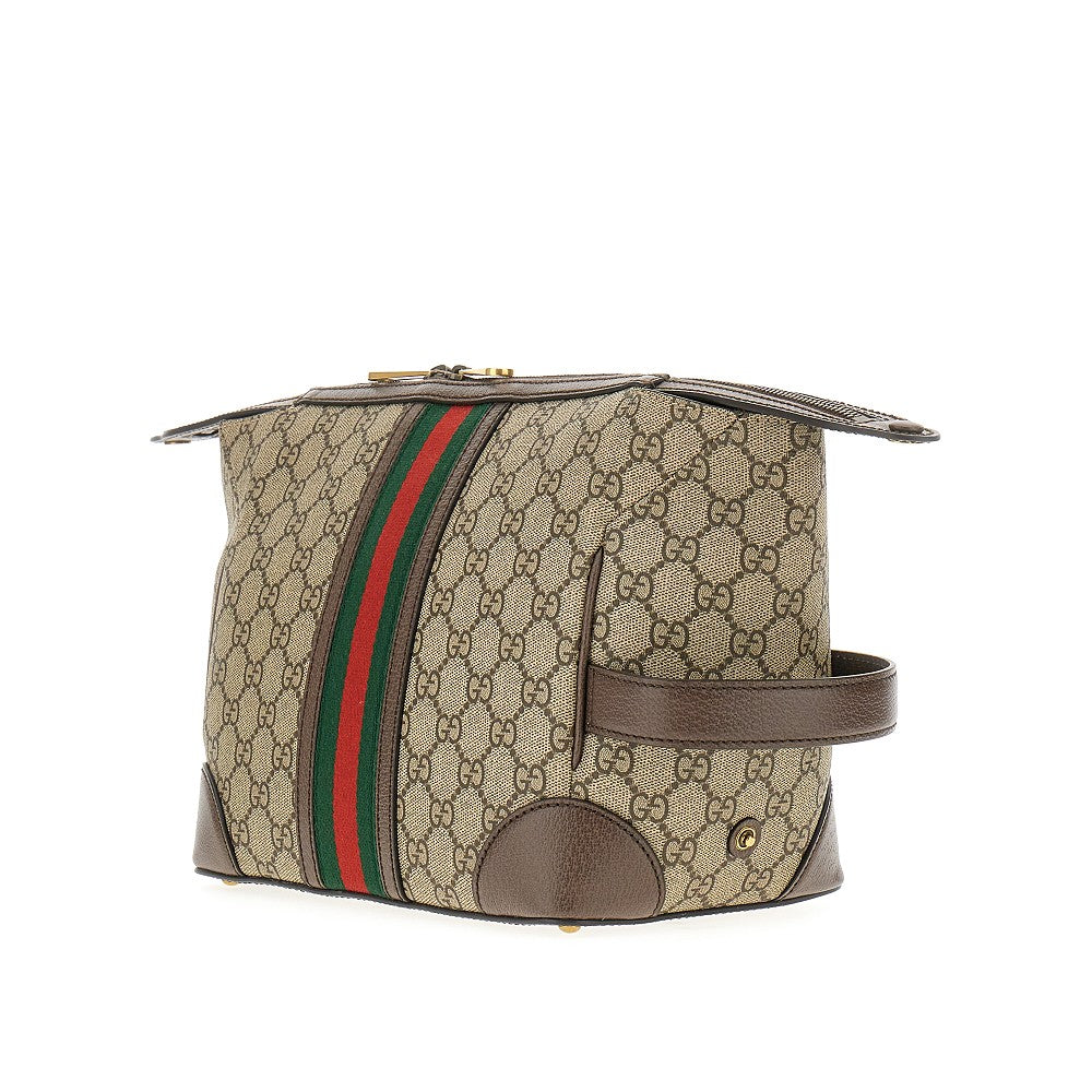 Necessaire &#39;Gucci Savoy&#39; in GG Supreme