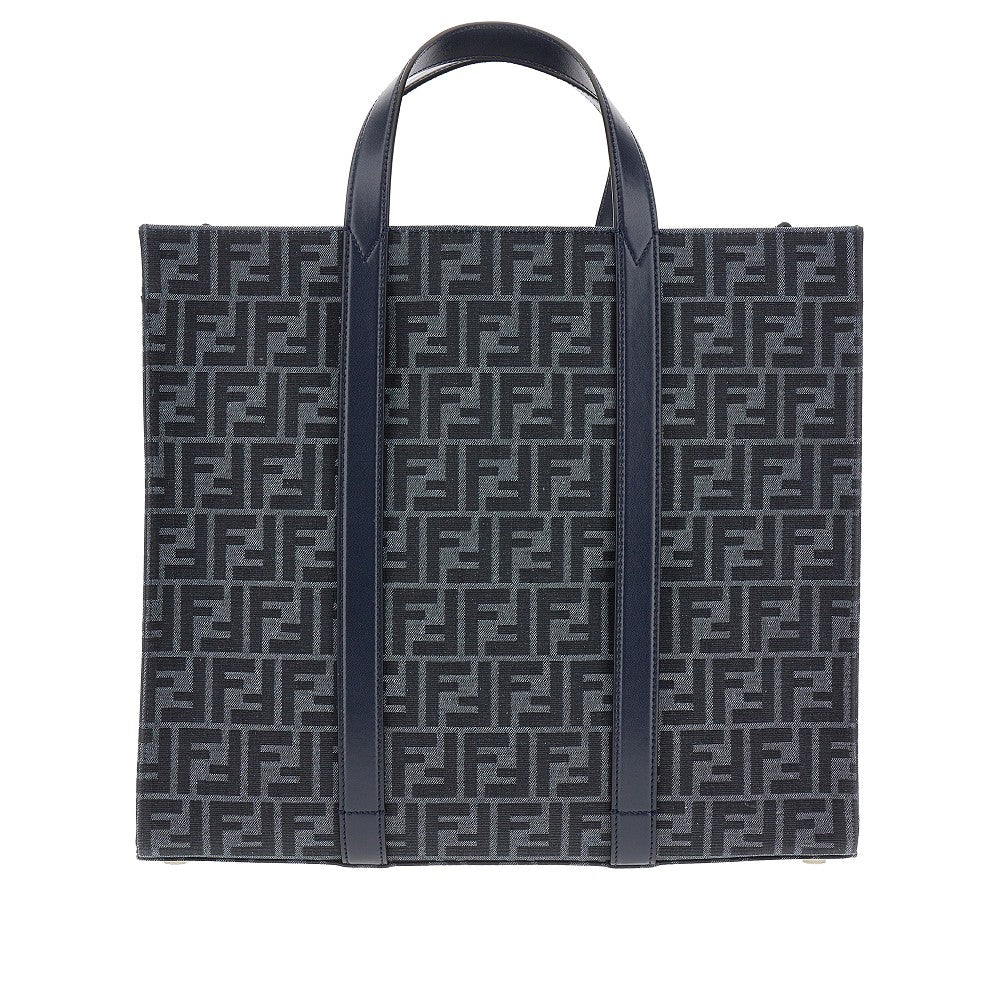 Shopper in tessuto jacquard FF