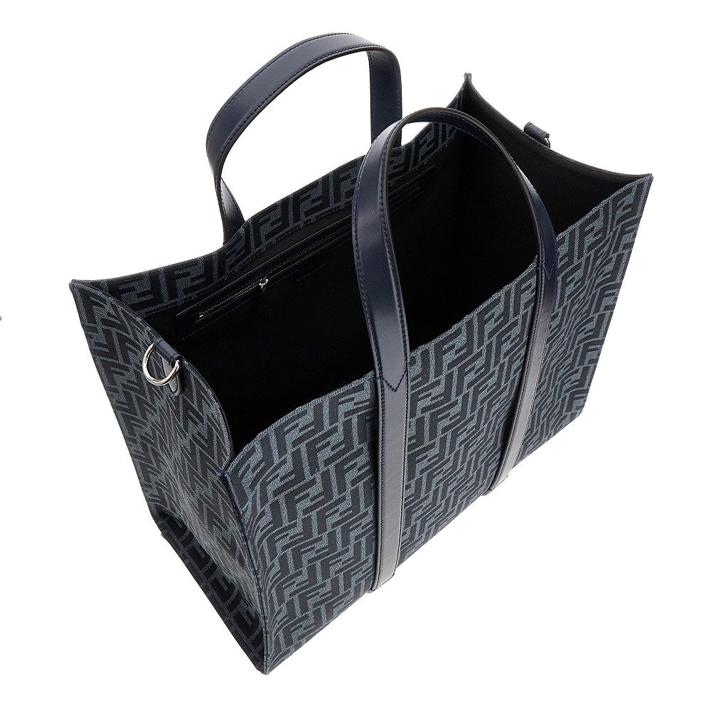 Shopper in tessuto jacquard FF