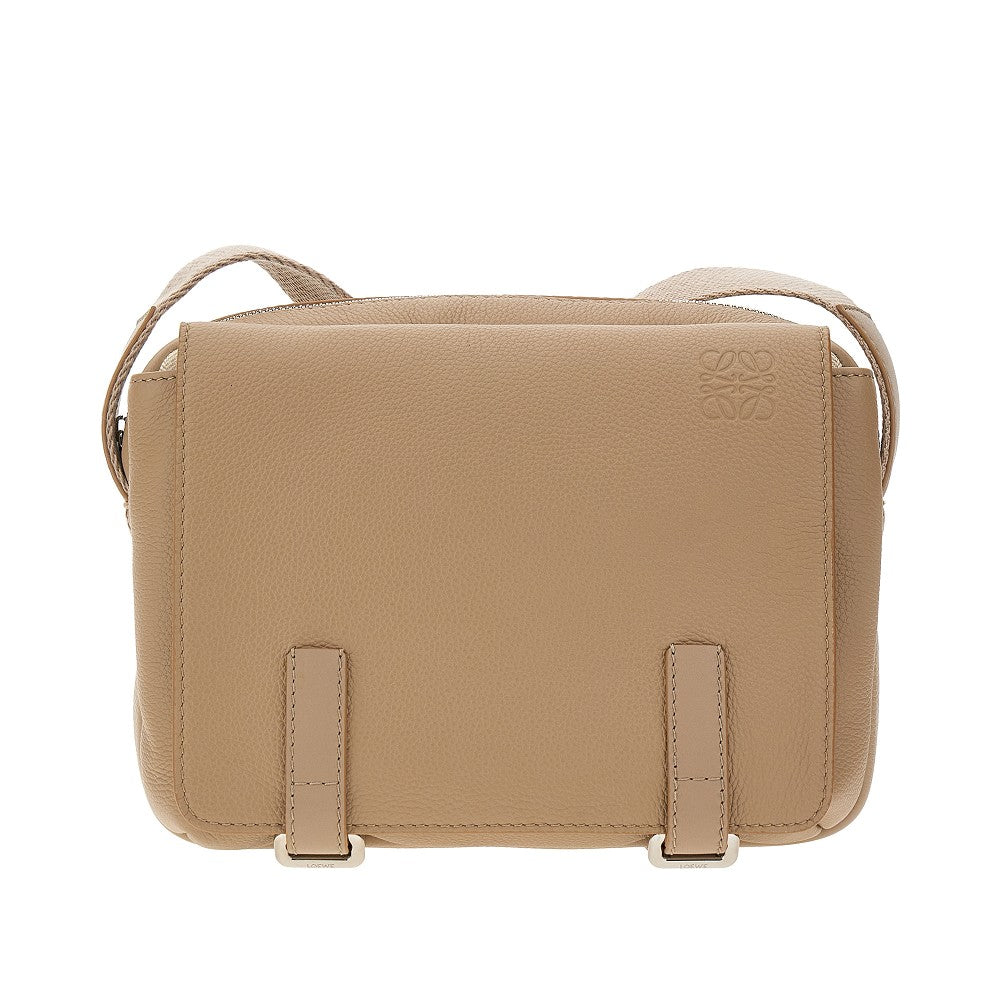 Grain leather XS Military messenger bag