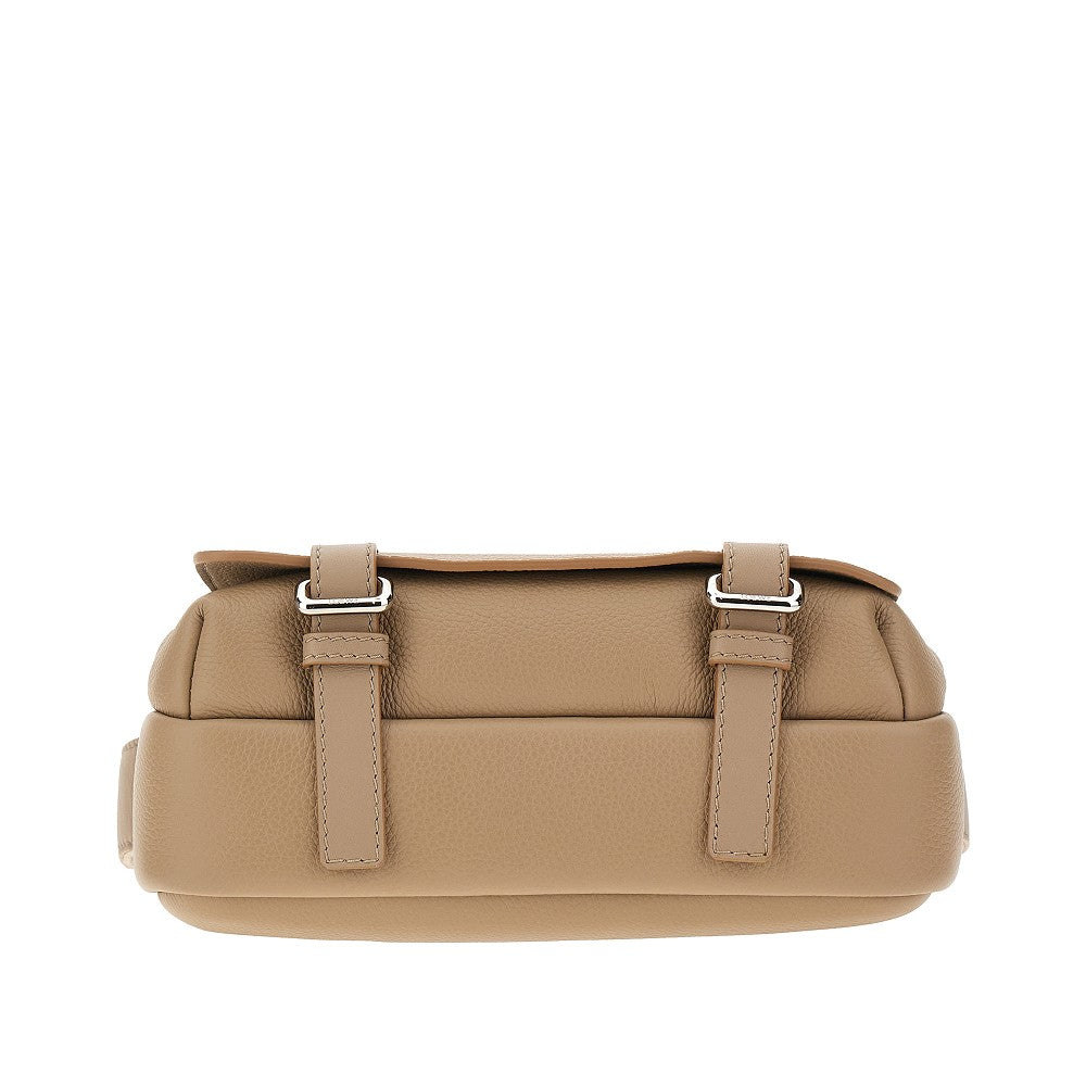 Borsa messenger Military XS in pelle grain