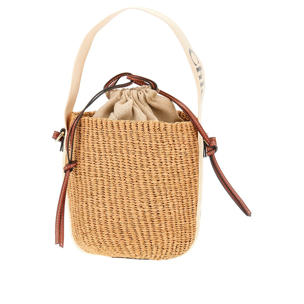 Basket bag piccola &#39;Woody&#39;