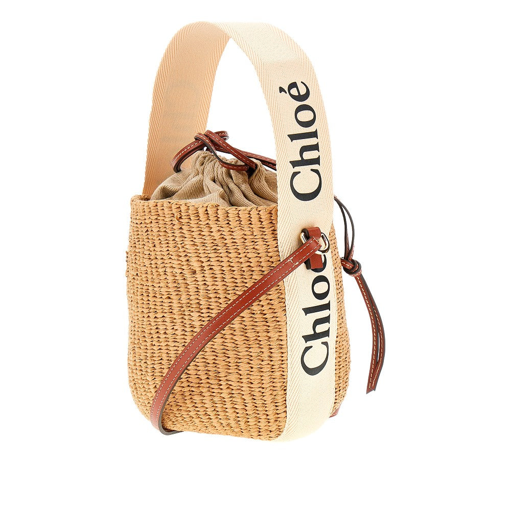 Basket bag piccola &#39;Woody&#39;