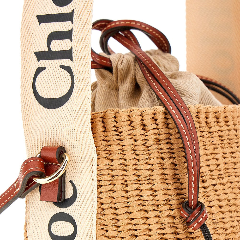 Basket bag piccola &#39;Woody&#39;