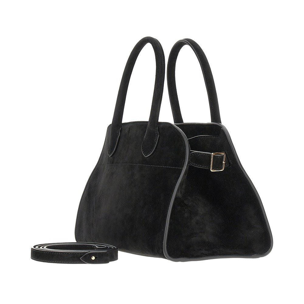 Suede leather &#39;Soft Margaux 10&#39; bag