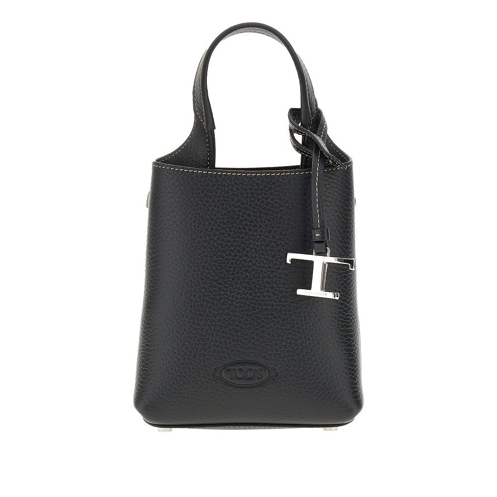 T Timeless charm leather micro bag