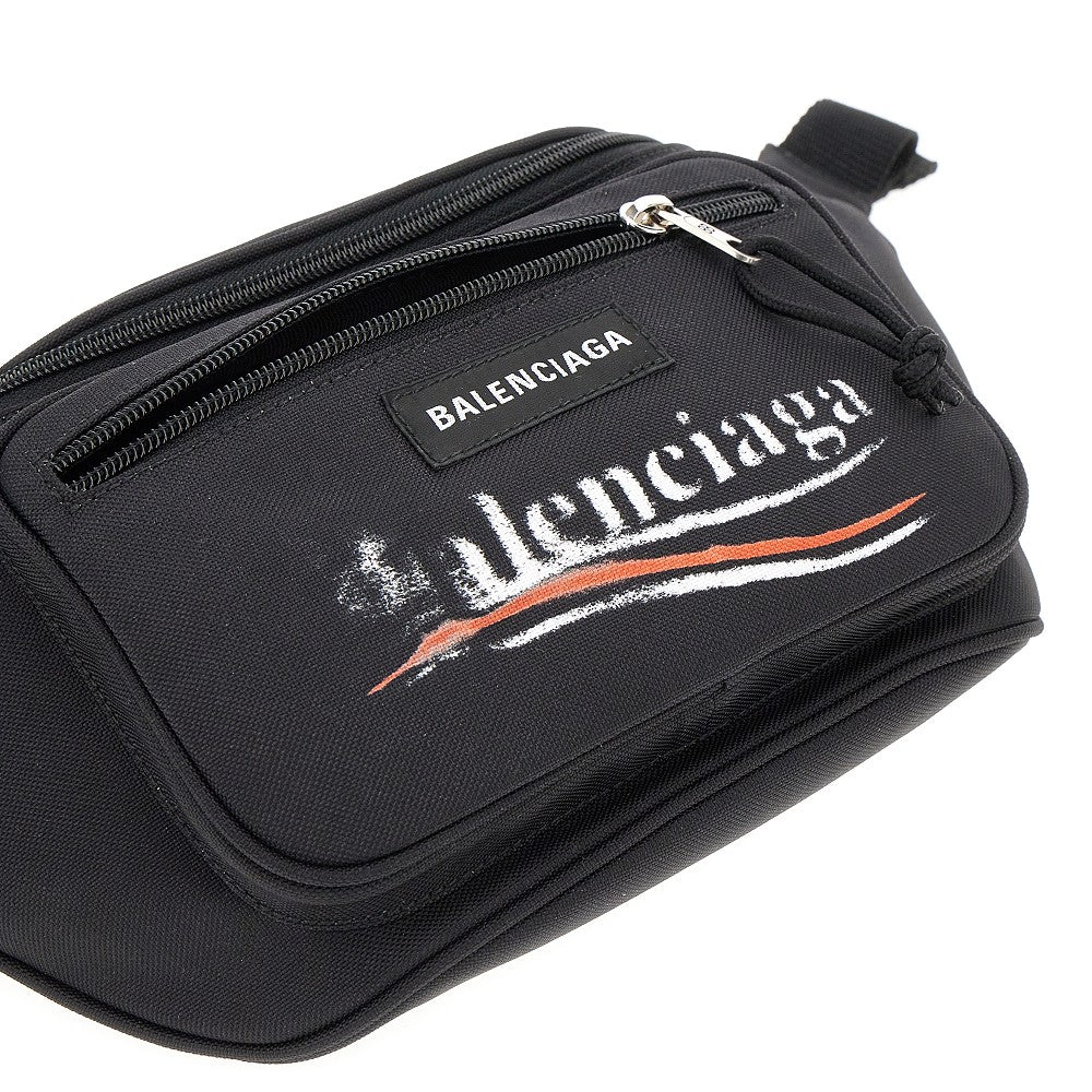 Explorer belt bag with Political Stencil logo