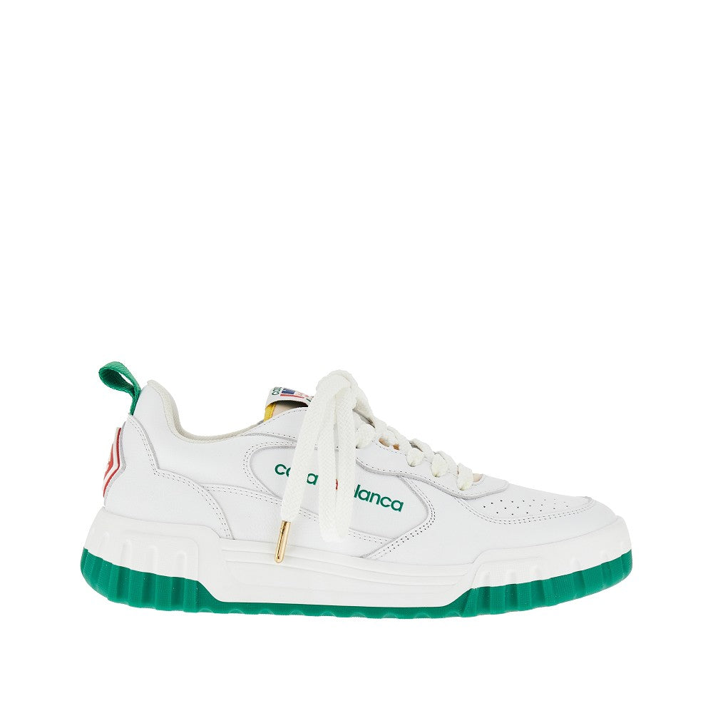 Sneakers Court in pelle