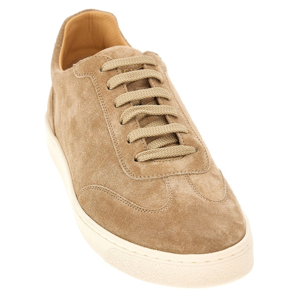 Suede leather sneakers