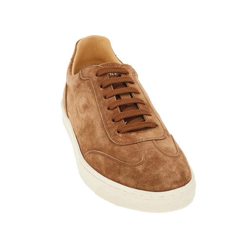 Suede leather sneakers