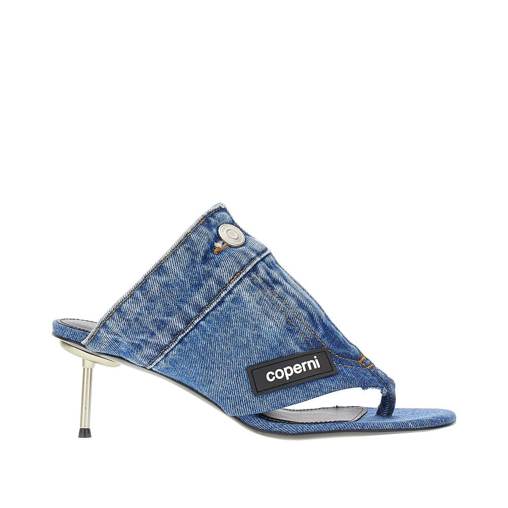 Mules infradito in denim