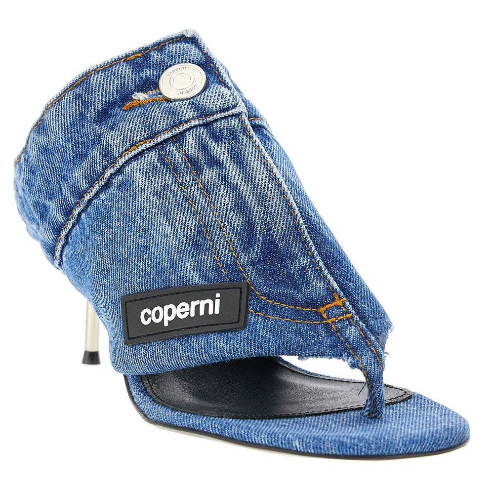 Mules infradito in denim