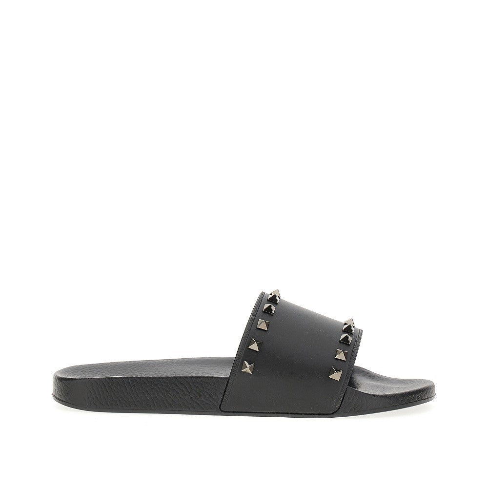 Rockstud rubber mules