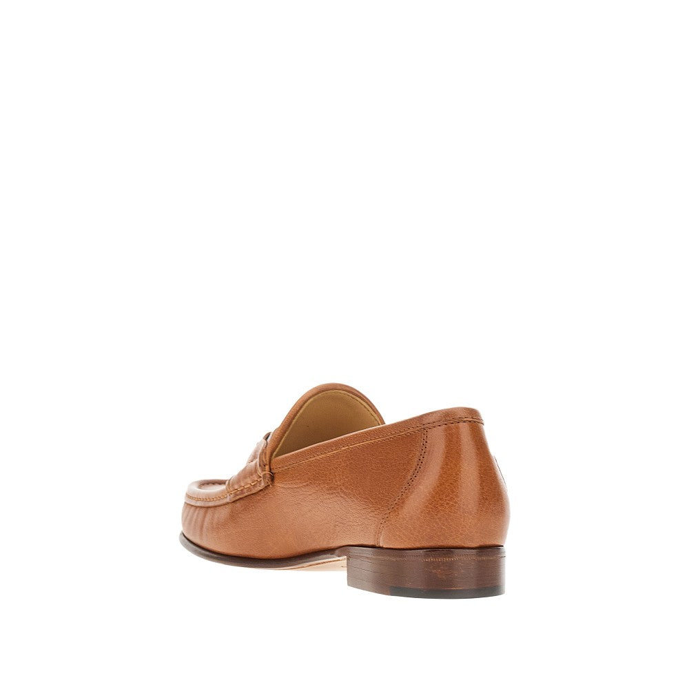 &#39;VLogo Signature&#39; leather loafers