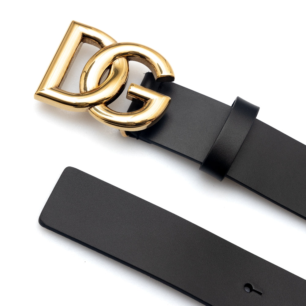 DG buckle leather belt