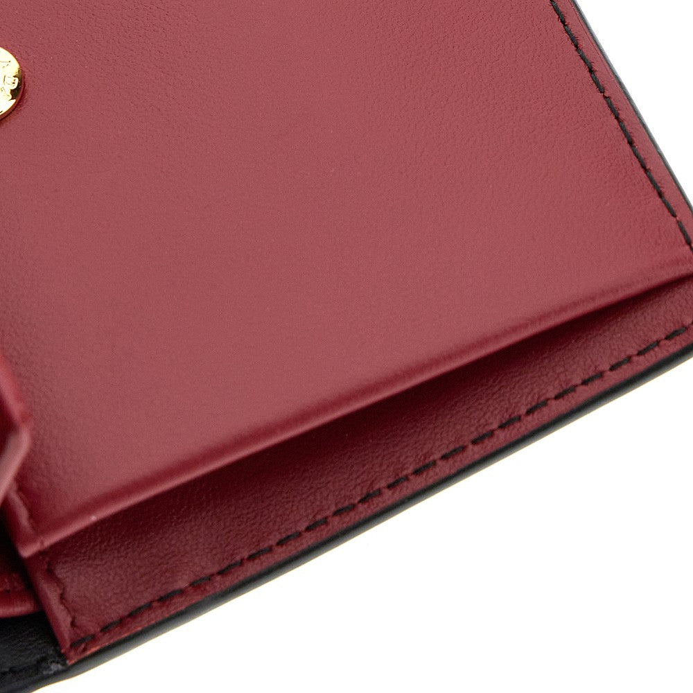 Patent leather small wallet