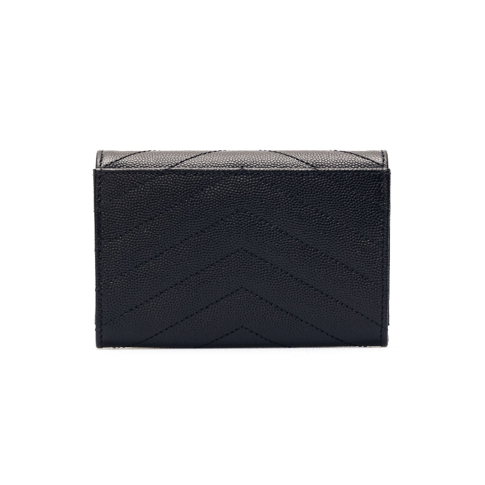 Grain de Poudre leather wallet