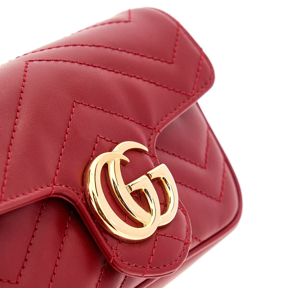 Mini borsa GG Marmont in pelle