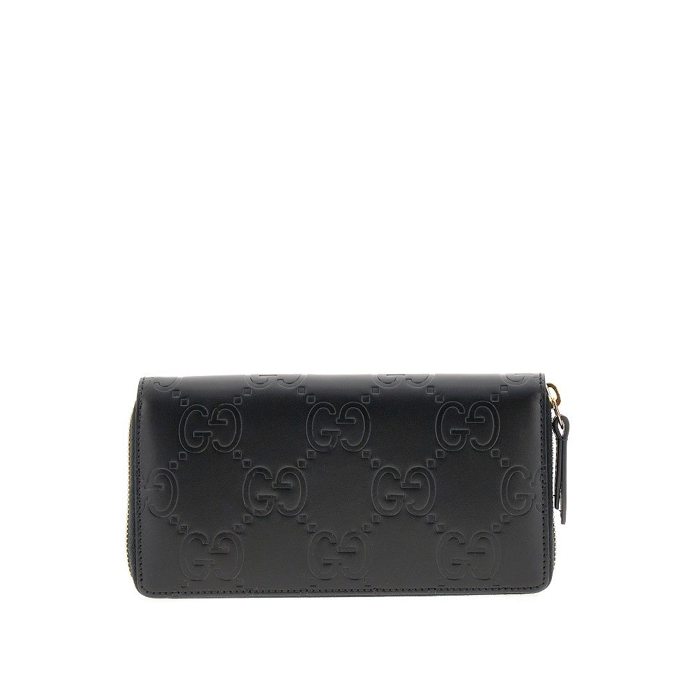 GG leather zip-around wallet